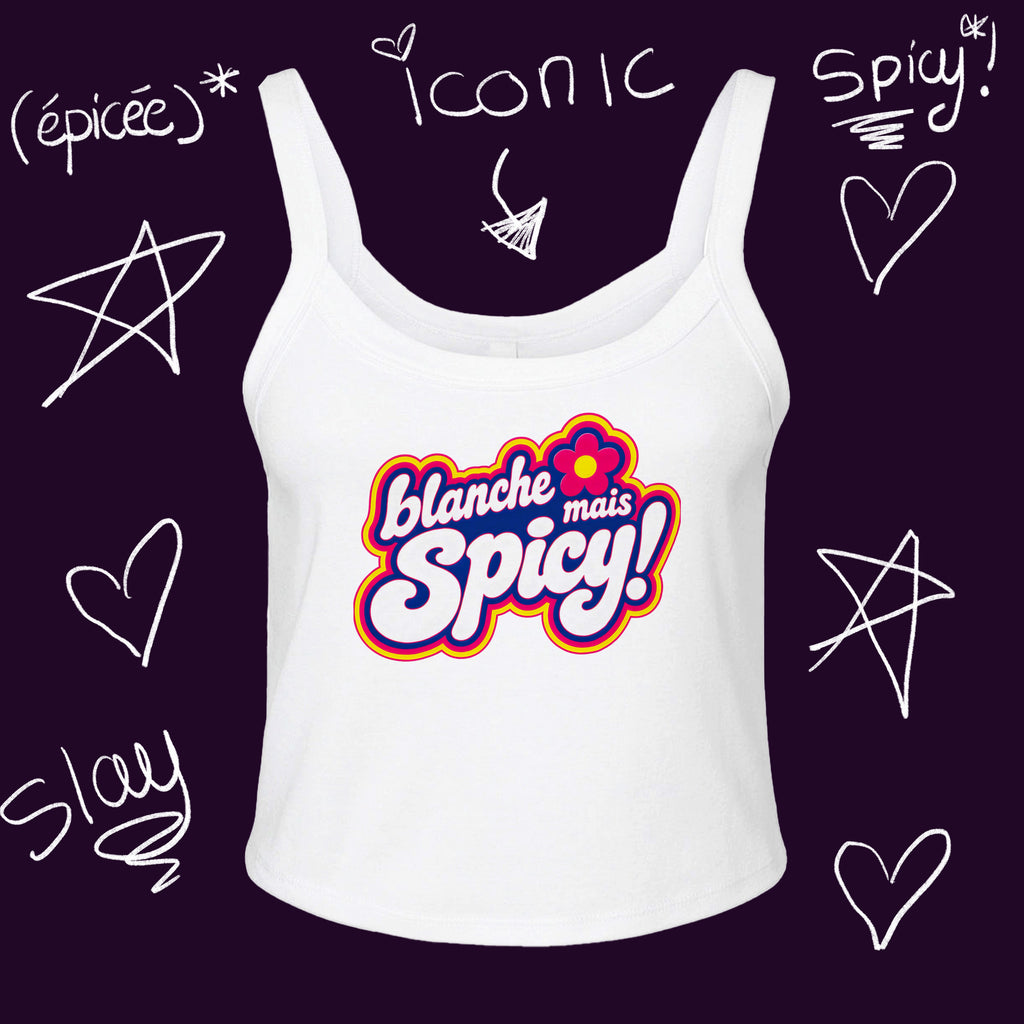 blanche mais spicy! | tank top.
