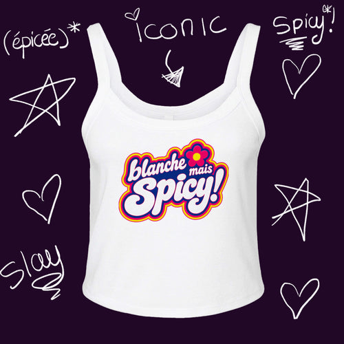 blanche mais spicy! | tank top.